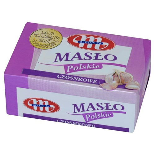 Masło Polskie czosnkowe Mlekovita 100 g