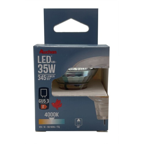 Żarówka LED GU5.3 35W zimna Auchan 1 sztuka