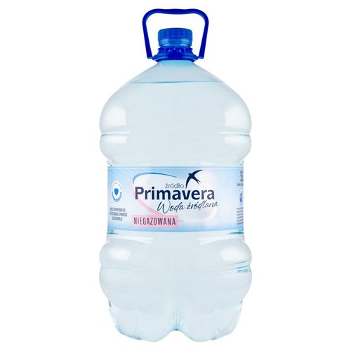 Woda źródlana niegazowana baniak Primavera 5 l