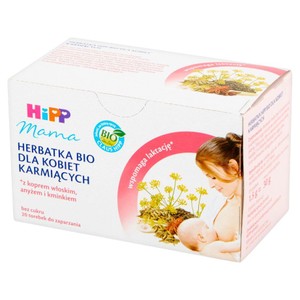 BIO Herbatka dla kobiet karmiących  HIPP 20 torebek