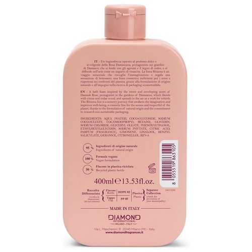 Żel- płyn do kąpieli Damasco in Fiore Rituena 400 ml