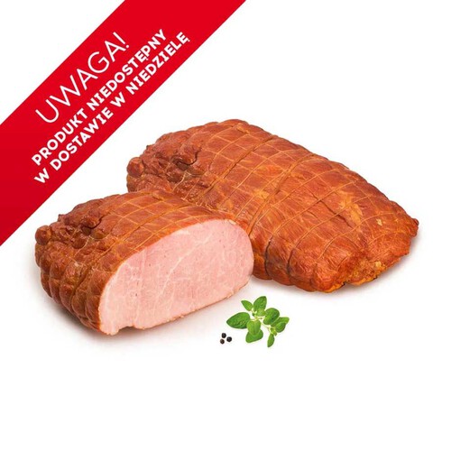 Szynka krucha plastry Auchan na wagę ok. 100 g