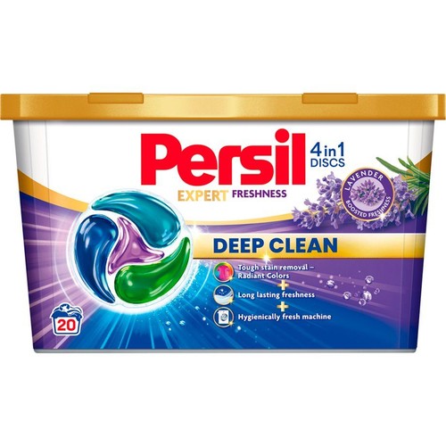Opakowanie kapsułek Persil 4in1 DISCS Expert Freshness, 20 sztuk.