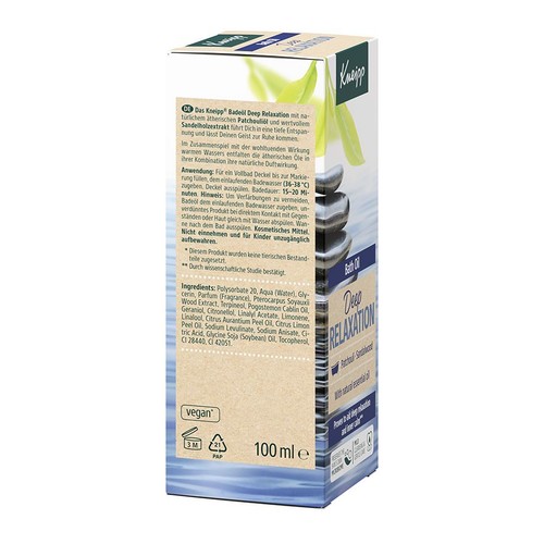 Olejek do kąpieli Deep Relaxation   Kneipp 100 ml