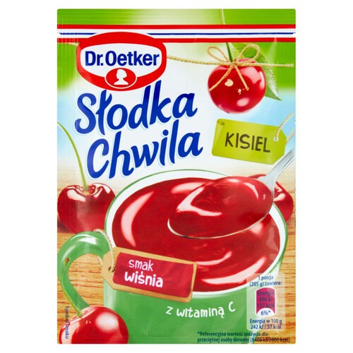 Słodka chwila kisiel o smaku wiśniowym Dr. Oetker 30 g