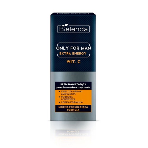 Krem nawilżający Only For Men Extra Energy  Bielenda  50 ml
