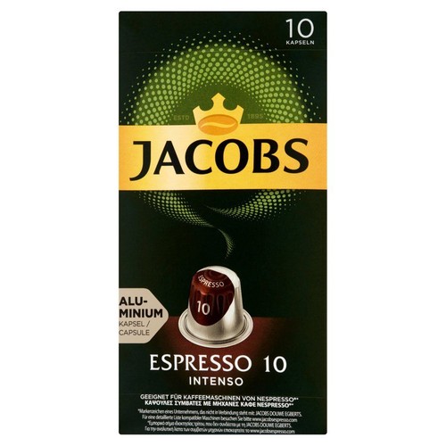 Kawa w kapsułkach Espresso intenso Jacobs 10 kapsułek