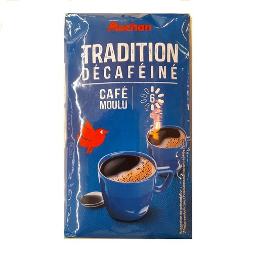 Kawa mielona Tradizione bezkofeinowa  Auchan 250 g