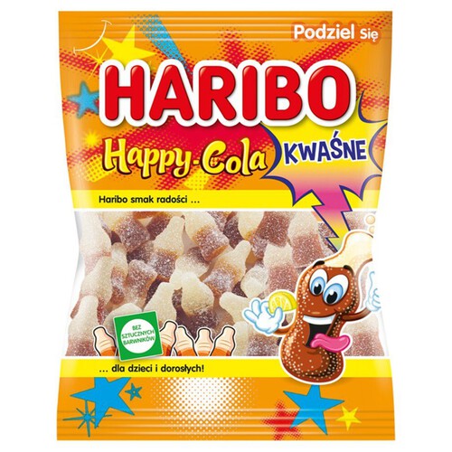 Happy Cola kwaśne żelki  Haribo 175 g