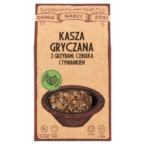 Kasza gryczana z grzybami Dania Babci Zosi 250 g