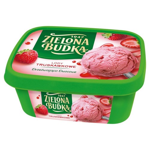 Lody truskawkowe Zielona Budka 1 l