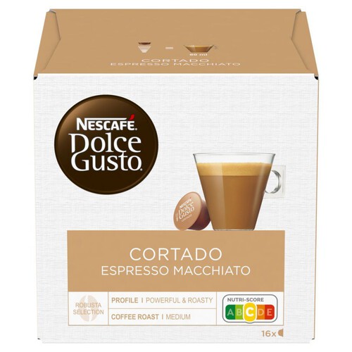 Kawa Dolce Gusto Cortado Espresso Macchiato Nescafé 16 kapsułek