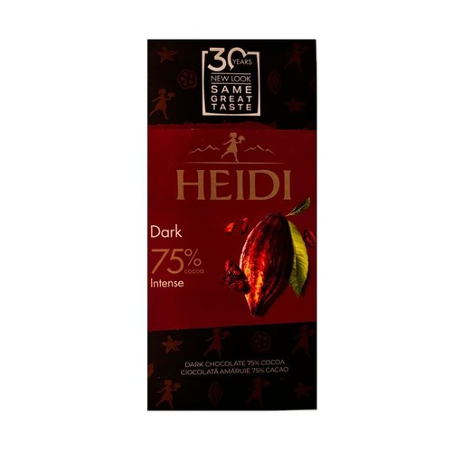 Czekolada Dark Intense 75%   Heidi 3 x 80 g