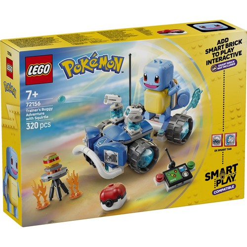 Pokémon SMART Play: Przygoda Trenera ze Squirtle i pojazdem terenowym 72156 LEGO 1 sztuka