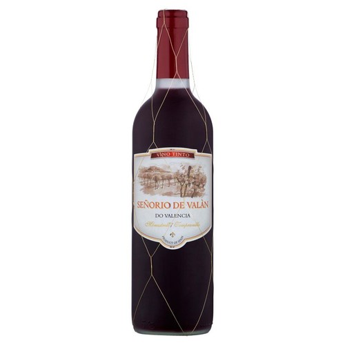 Wino hiszpańskie czerwone słodkie D.O. Valencia alk. 12,05 obj. Senorio de Valan 750 ml