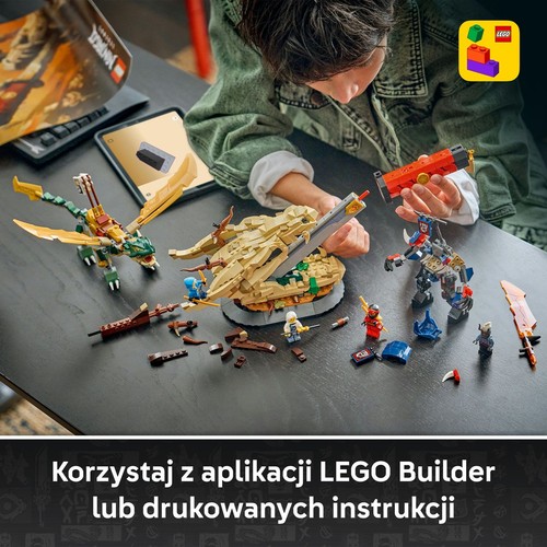 NINJAGO Bitwa o Smocze Ostrze, dekoracja 71871 LEGO 1 sztuka
