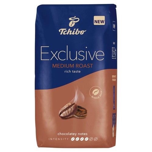 Kawa ziarnista średnio palona Exclusive Tchibo 1 kg