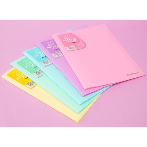 Teczka Clear Book A4 Coolpack Pastel 20 koszulek niebieska CoolPack 1 sztuka