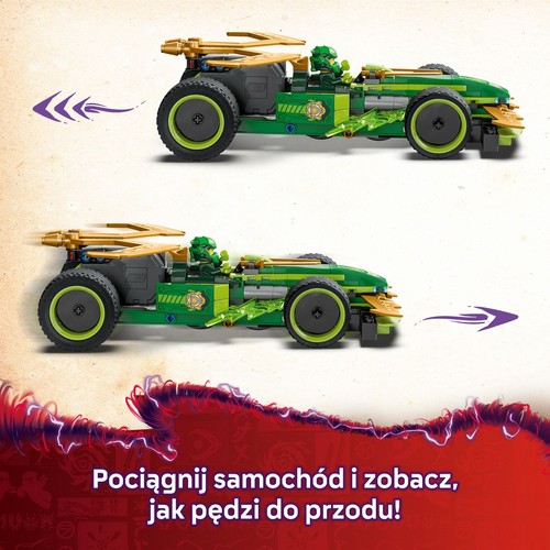 NINJAGO® Samochód wyścigowy Lloyda z napędem typu pull-back 71828 LEGO 1 sztuka