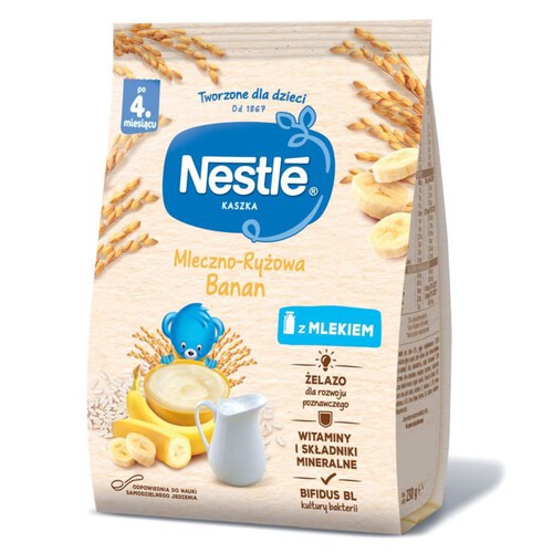 Kaszka mleczno-ryżowa Banan Nestlé 230 g