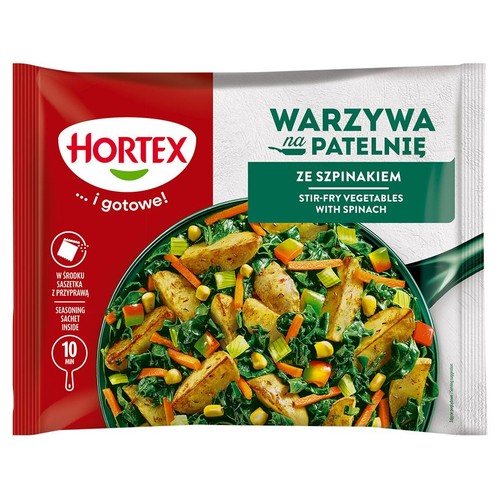 Warzywa na patelnię ze szpinakiem Hortex 450 g