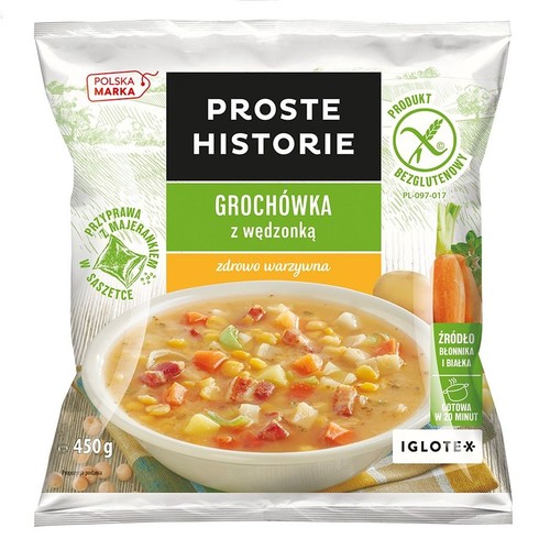 Zupa Grochówka z wędzonką - bezglutenowa Proste Historie 450 g