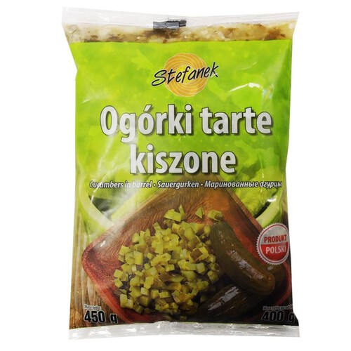 Ogórki tarte  Stefanek 400 / 450 g 