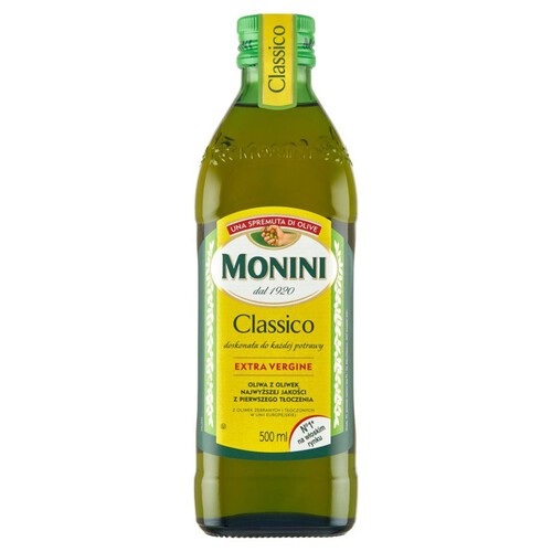 Oliwa z oliwek najwyższej jakości z pierwszego tłoczenia Monini 500 ml