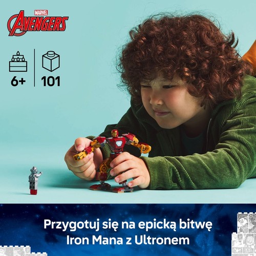Marvel Mech Iron Mana kontra Ultron 76307 LEGO 1 sztuka