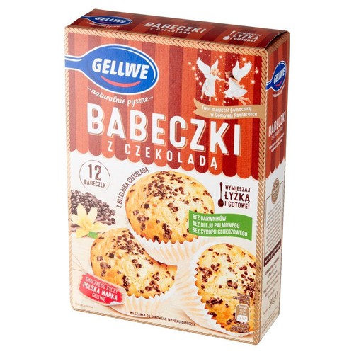 Babeczki z czekoladą Gellwe 290 g