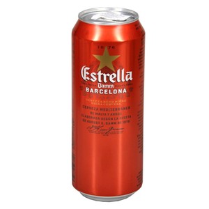 Piwo Estrella Barcelona alk.4.6% obj. Damm 500 ml