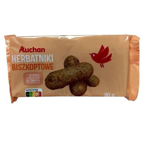 Herbatniki biszkoptowe Auchan 90 g