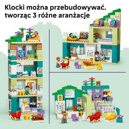 DUPLO® Moje miasteczko Nowoczesny dom rodzinny 3 w 1 z figurkami 10470 LEGO 1 sztuka