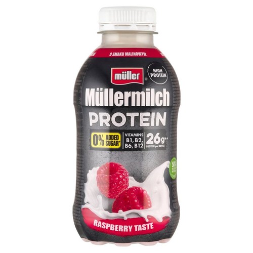 Mullermilch Protein o smaku malinowym Müller 400 g