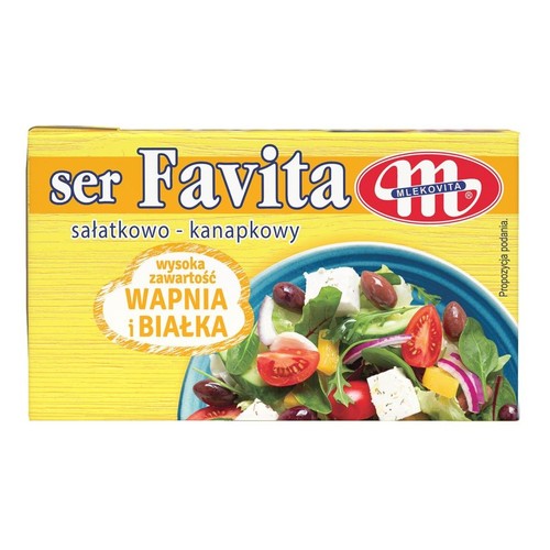 Ser Favita miękki solankowy - półtłusty Mlekovita 270 g