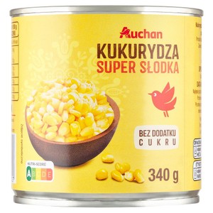 Kukurydza super słodka   Auchan 340 /285 g