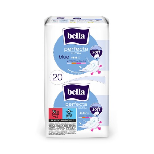Podpaski Perfecta ultra blue Bella 20 sztuk