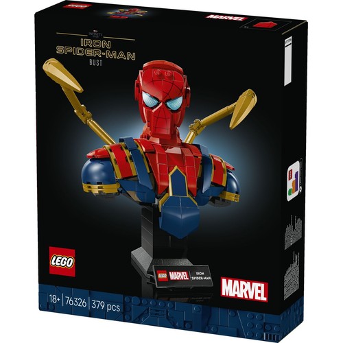 Zestaw Marvel Popiersie Iron Spider-Mana 76326 LEGO 1 sztuka