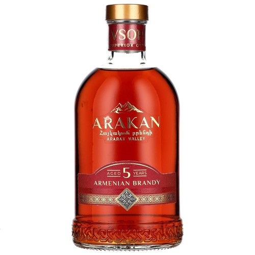 Brandy armeńska 5YO alk. 40,0% obj. Arakan 500 ml