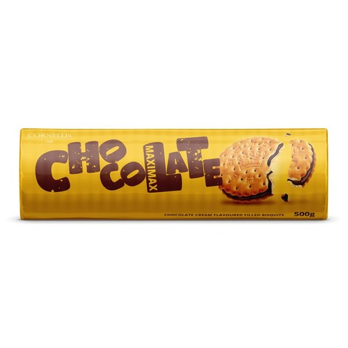 Ciasteczka z nadzieniem o smaku czekoladowym Cornellis 1888 500 g