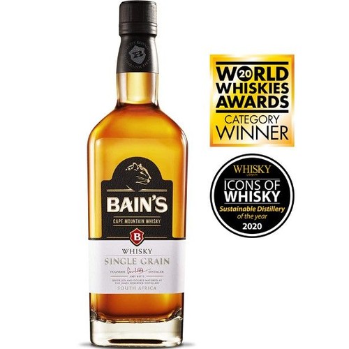 Whisky Cape Mountain Single Grain alk. 40,0% obj. Bains 700 ml
