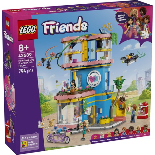 Zabawka Friends Domek klubu przyjaciół z Heartlake 42689 LEGO 1 sztuka