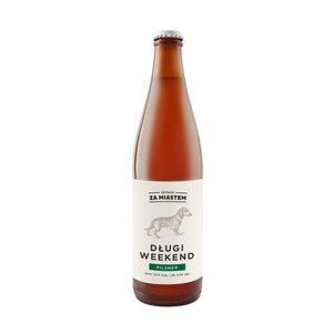 Piwo jasne pilsner Długi Weekend alk. 5,0% obj. Browar za Miastem 500 ml