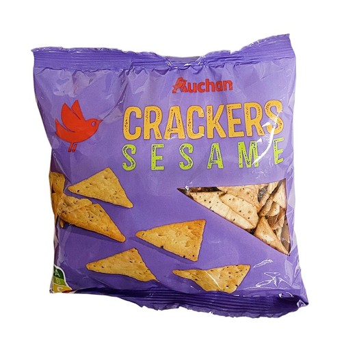 Krakersy sezamowe Auchan 150 g