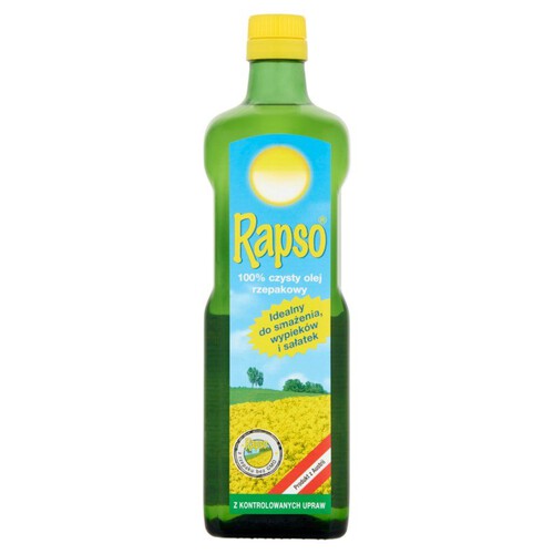 Olej rzepakowy czysty 100% rafinowany Rapso 750 ml