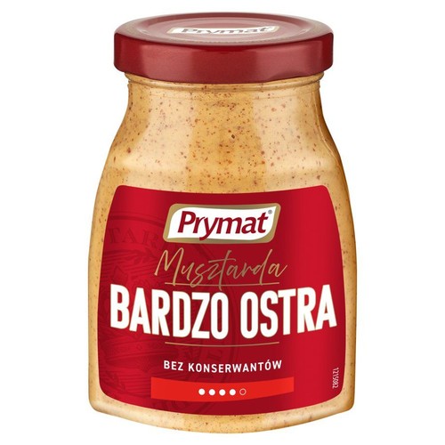 Musztarda bardzo ostra Prymat 180 g