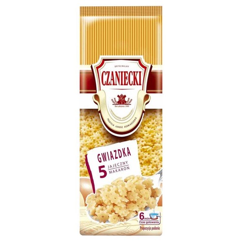 Makaron w kształcie gwiazdek Czaniecki 250 g
