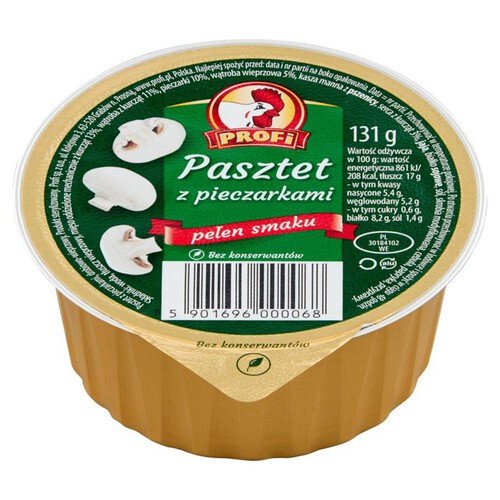 Pasztet z pieczarkami Profi 131 g