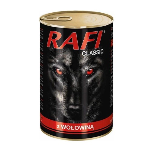 Karma mokra dla psa z wołowiną  Rafi 1240 g