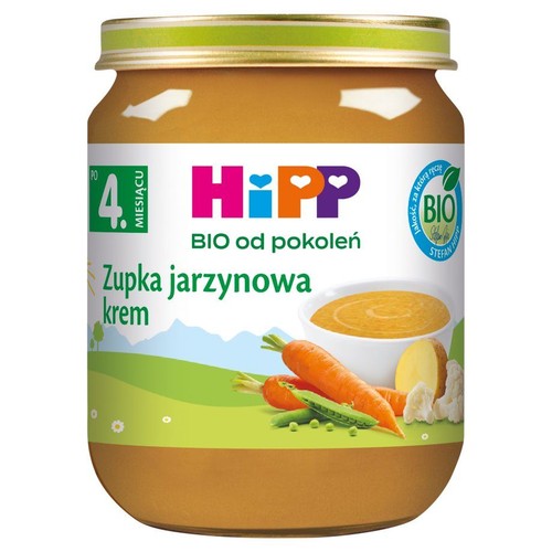 BIO Zupka jarzynowa - krem po 4. miesiącu HIPP 125 g